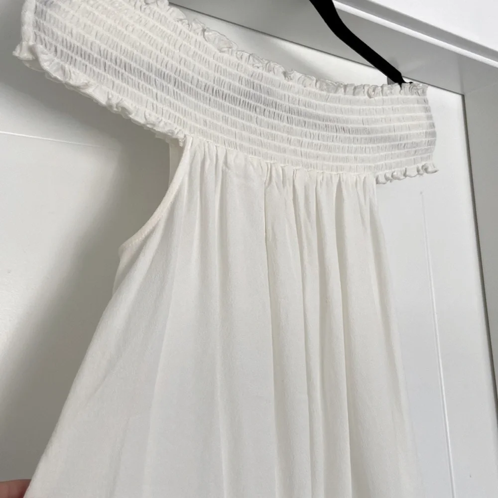 NWOT Forever 21 Cropped Elastic Off Shoulder Top | Size L - Picture 5 of 6